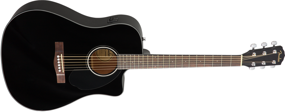 Fender CD-60SCE Dreadnought Western Guitarra (Sort)