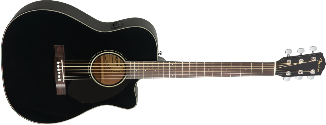 Fender CC-60SCE Concert Western Guitarra (Sort)