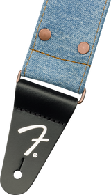 Fender x Wrangler Denim Correa de Guitarra (Light Indigo, 2")