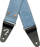 Fender x Wrangler Denim Correa de Guitarra (Light Indigo, 2")