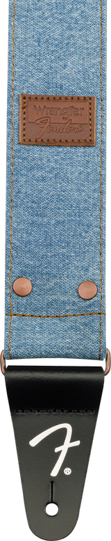 Fender x Wrangler Denim Correa de Guitarra (Light Indigo, 2")