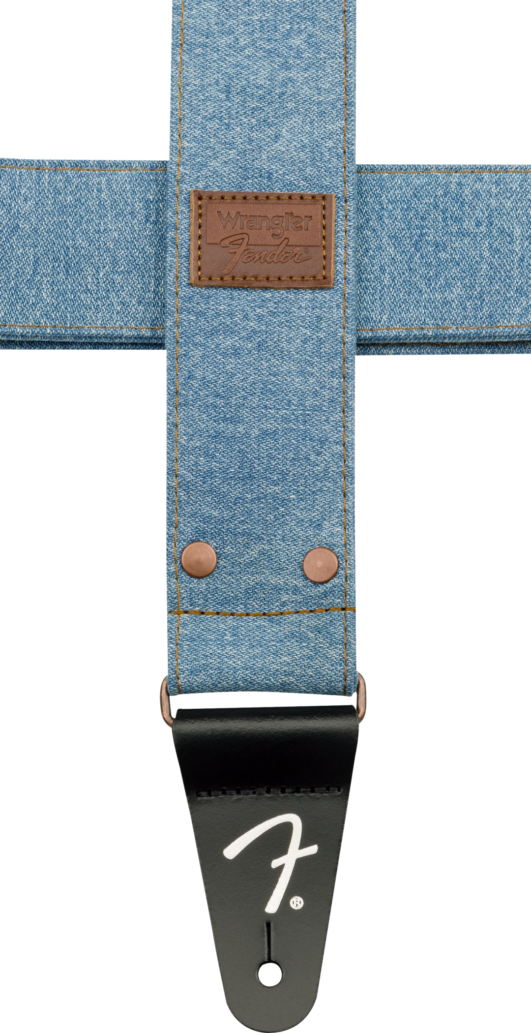 Fender x Wrangler Denim Correa de Guitarra (Light Indigo, 2")