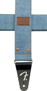 Fender x Wrangler Denim Correa de Guitarra (Light Indigo, 2")