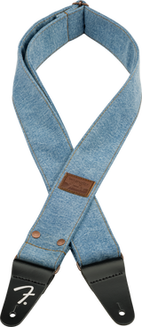 Fender x Wrangler Denim Correa de Guitarra (Light Indigo, 2")