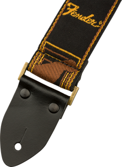 Fender Legacy Vintage Correa de Guitarra (Black/Yellow/Brown, 2")