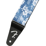 Fender Hawaiian Correa de Guitarra (Blue Floral, 2")