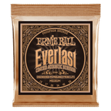 Ernie Ball Everlast Coated Phosphor Bronze Guitar Strings, Acoustic