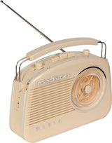 Madison retro radio w. Bluetooth, beige