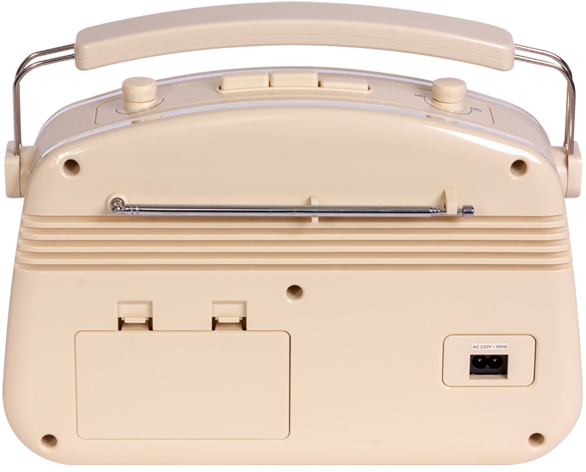 Madison retro radio w. Bluetooth, beige