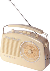 Madison retro radio w. Bluetooth, beige