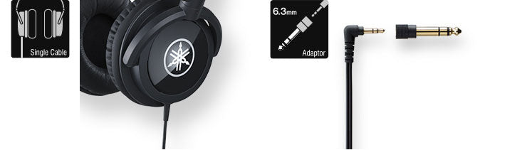 Yamaha HPH-100 Auriculares de Estudio (Blanco)