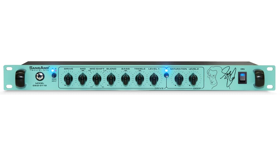 Tech 21 SansAmp GED-2112 preamplificador de rack, Geddy Lee