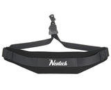 Correa para saxofón Neotech Soft Sax estándar, negra, gancho de plástico