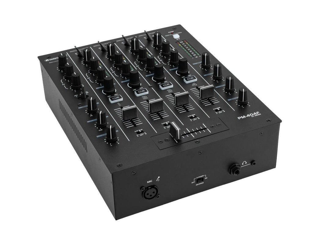OMNITRONIC PM-404F mezclador de DJ de 4 canales con filtro y Bluetooth