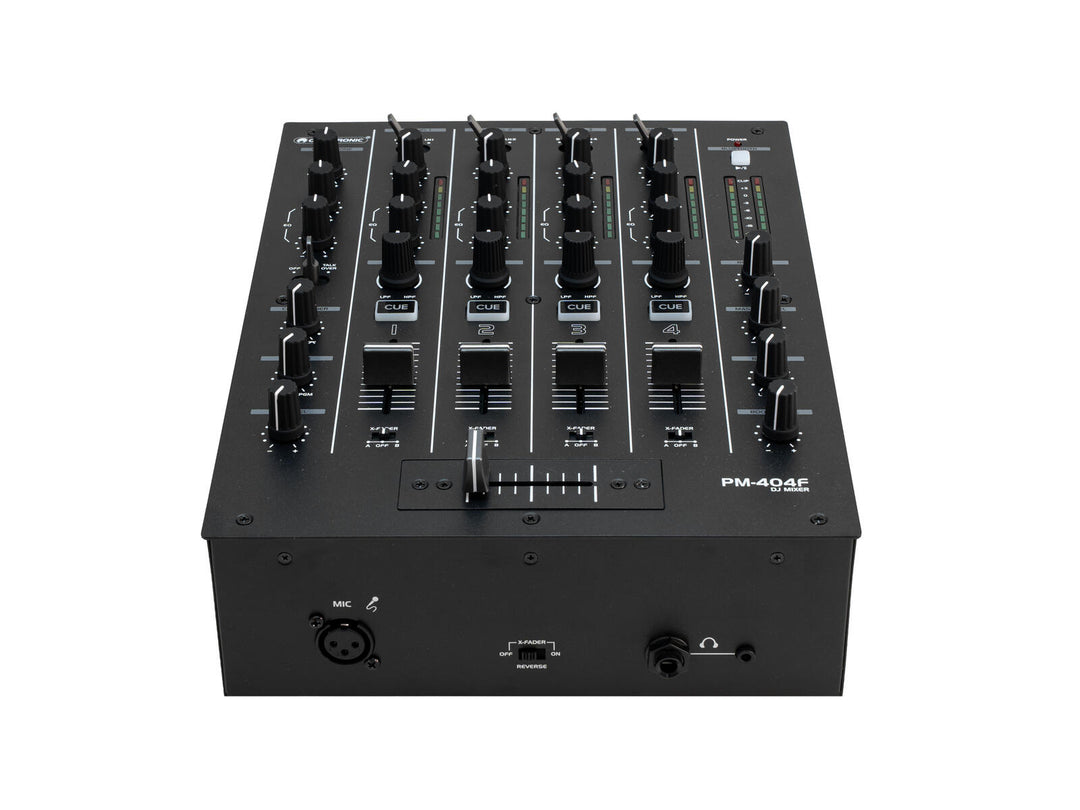 OMNITRONIC PM-404F mezclador de DJ de 4 canales con filtro y Bluetooth