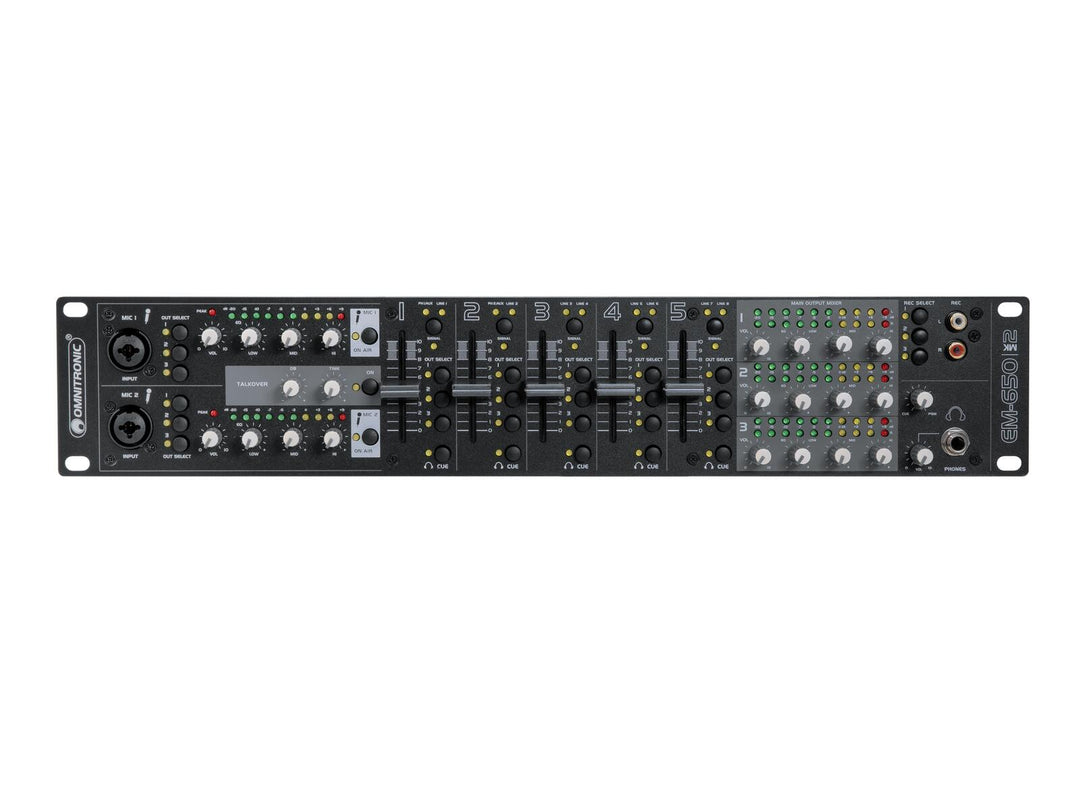 OMNITRONIC EM-650B MK2 Mezclador de entretenimiento