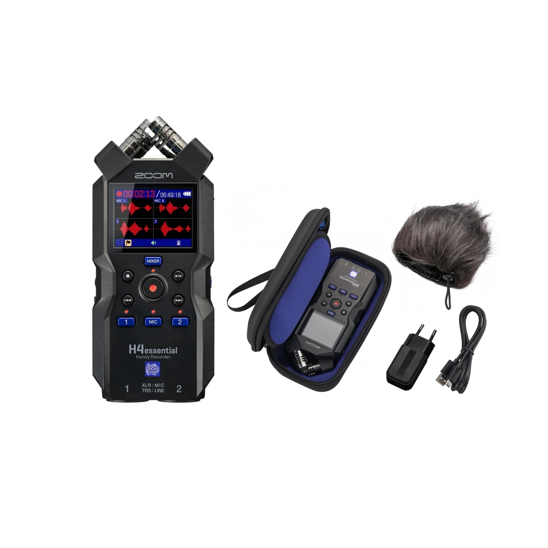 Zoom H4e Essential Handy Recorder + Paquete de Accesorios