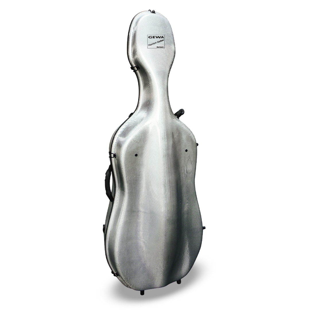 Estuche de Violonchelo GEWA Idea Titanium Carbon 3.3 - titanio/burdeos