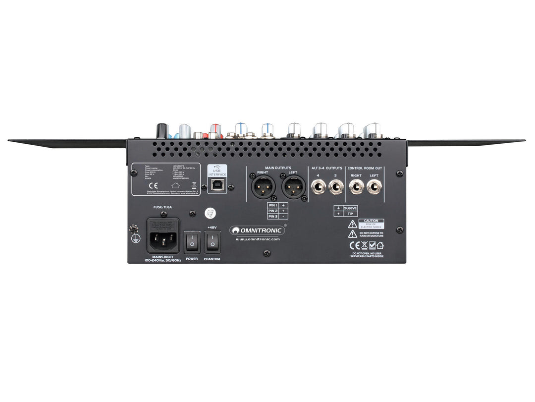 Consola de mezclas USB OMNITRONIC LMC-1422FX