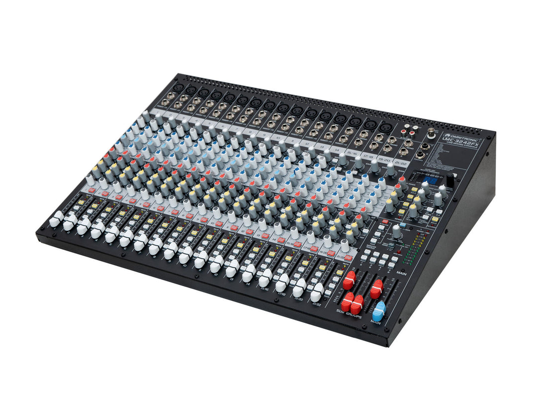 OMNITRONIC LMC-3242FX consola de mezclas USB