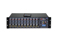 OMNITRONIC RM-1422FX Mezclador de rack USB