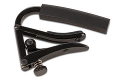 Shubb Capo Standard Capo - E-Guitar, radio de 7.25", negro (C4k)