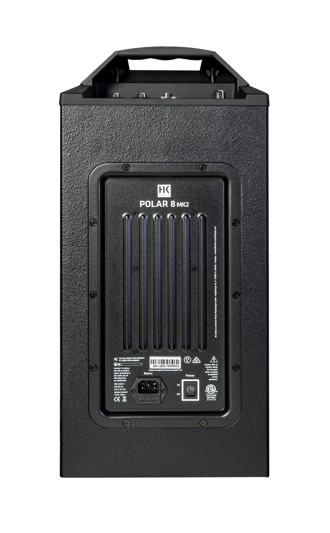 Sistema PA de columna activo HK Audio POLAR 8 MK2 1200W con Bluetooth (negro)