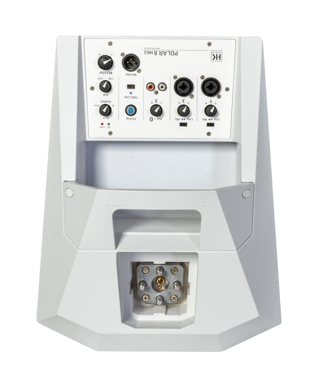 HK Audio POLAR 8 MK2 White Sistema PA de columna activo de 1200W con Bluetooth