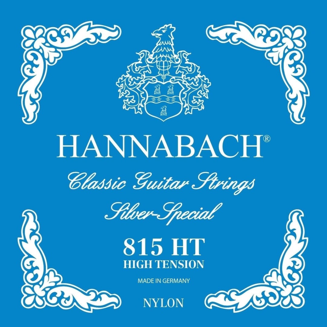 Cuerdas Hannabach para guitarra clásica Serie 815 High tension Silver special - Set alto (815HT)