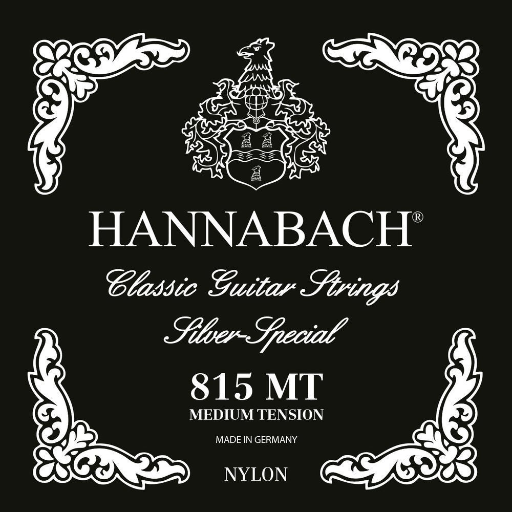 Hannabach 815 juego de agudos E1, H/B2 y G3, medium tension