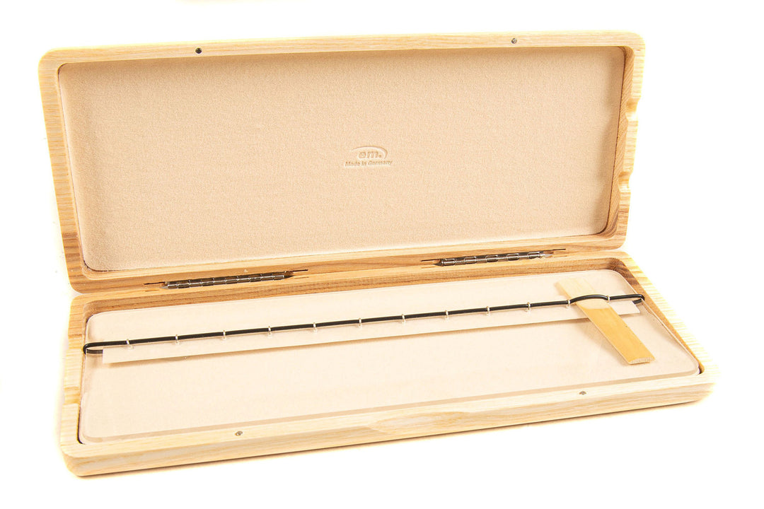 GEWA case para cañas de clarinete, 12 cañas - Acabado lacado natural