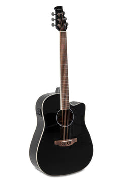Guitarras electroacústicas Applause Wood Classics AED96-5HG Black Gloss Electro - Black high gloss (AED96-5HG)
