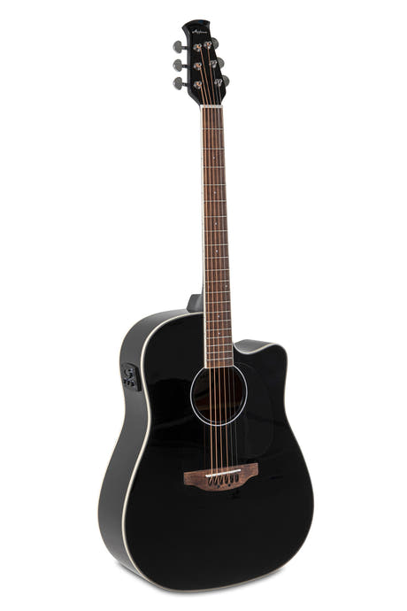 Guitarras electroacústicas Applause Wood Classics AED96-5HG Black Gloss Electro - Black high gloss (AED96-5HG)