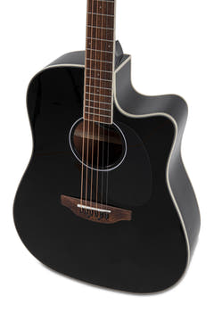 Guitarras electroacústicas Applause Wood Classics AED96-5HG Black Gloss Electro - Black high gloss (AED96-5HG)