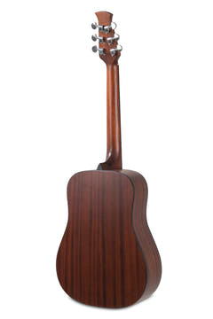 Applause Wood Classics AAT96-4S Travel guitarra de viaje, tapa negra mate