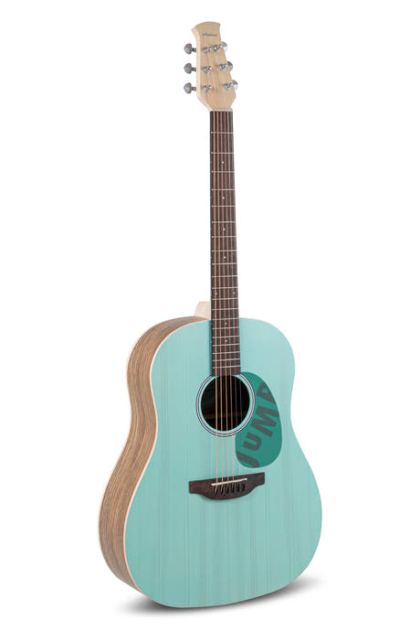 Applause Acoustic Guitar Jump Slope Shoulder Dreadnought - Celeste (AAS-69-T)