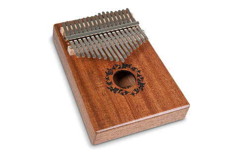 Kalimba GEWA con 17 teclas de caoba, Leaves