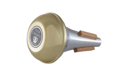 Sordina straight Tom Crown para trompeta, base de latón amarillo