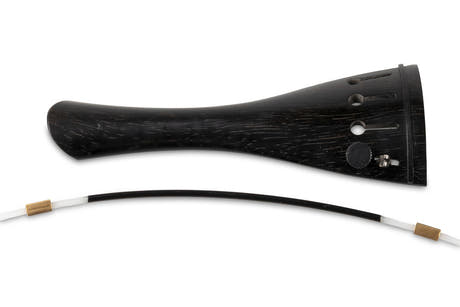 Ulsa cordal para violín, modelo Hill, ébano, 1 afinador fino