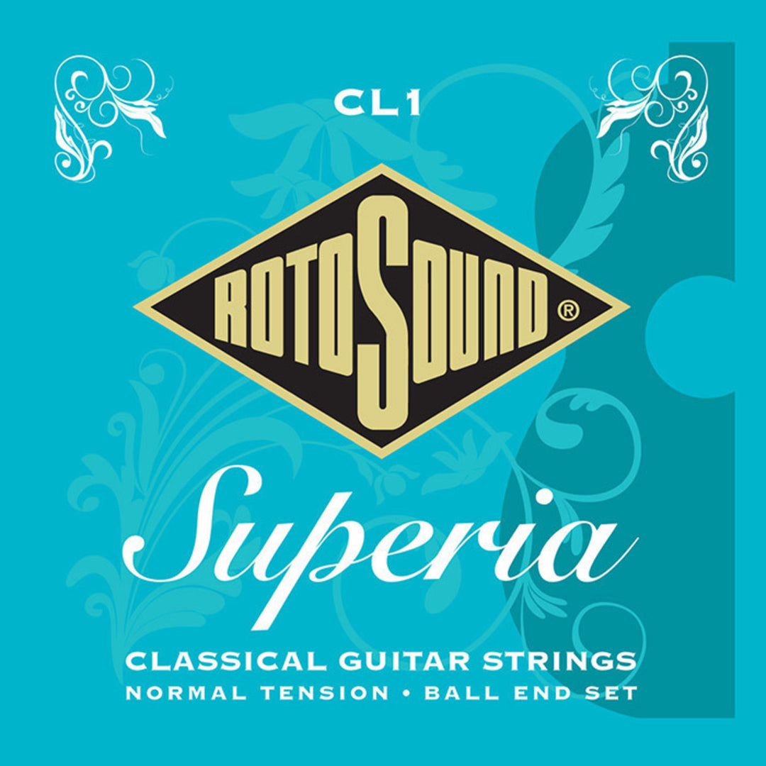 Rotosound Cuerdas para guitarra clásica Superia CL1 - Juego CL1 con extremo de bola normal (CL1)