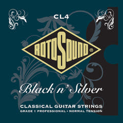 Rotosound Superia Pro CL4 Black n´Silver juego para guitarras clásicas