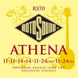 Rotosound RS70 Athena juego de strings para bouzouki griego