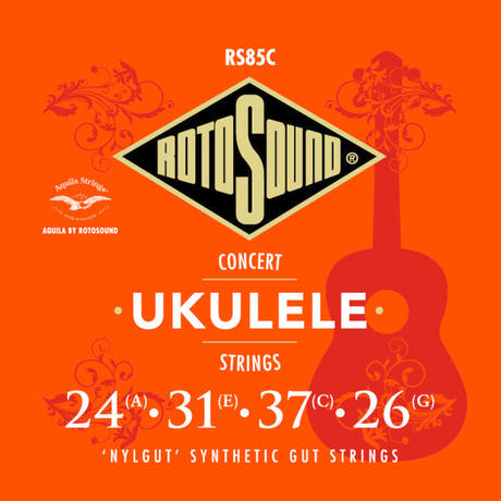 Rotosound RS85C Nylgut juego de cuerdas para ukelele de concierto