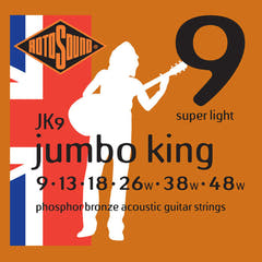 Cuerdas para guitarra western Rotosound Jumbo King JK9 9-48