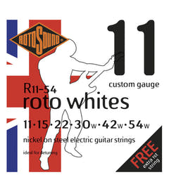 Rotosound Roto Whites R11-54 cuerdas para guitarra eléctrica 11-54