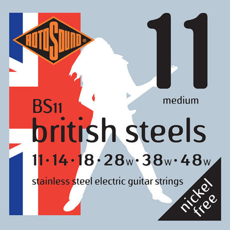 Rotosound British Steels BS11 strings para guitarra eléctrica 11-48