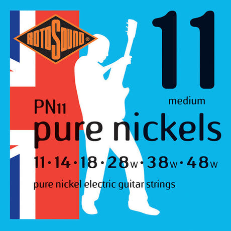 Rotosound Pure Nickels PN11 cuerdas para guitarra eléctrica 11-48