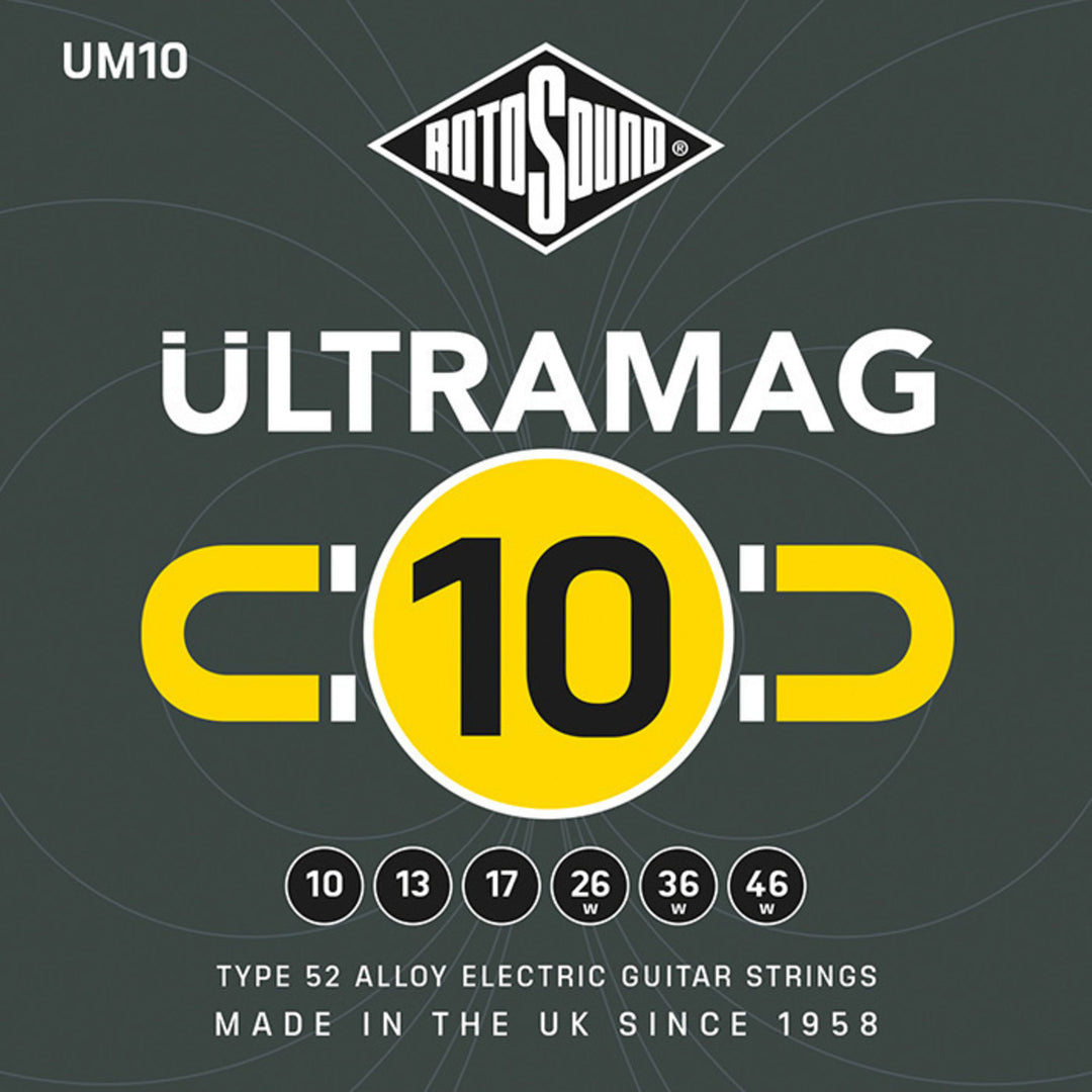 Rotosound Strings para Guitarras eléctricas Ultramag - Set Regular 10-46 (UM10)