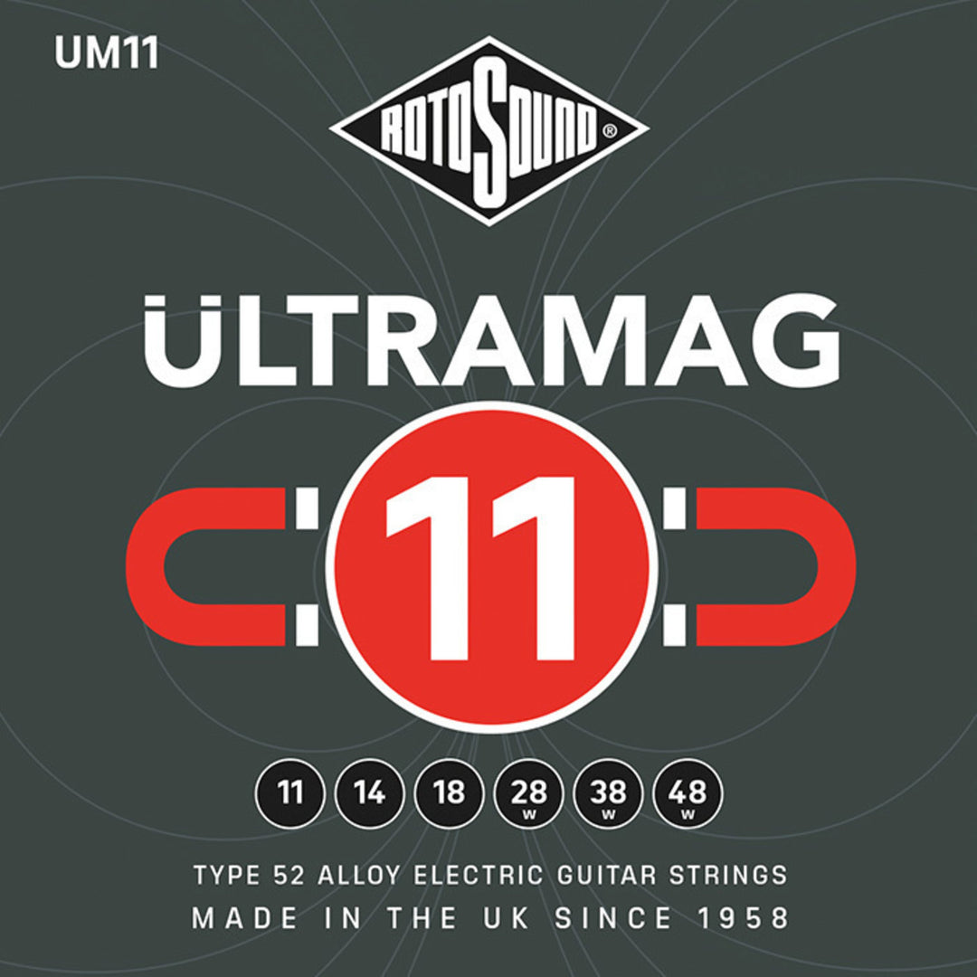Rotosound Cuerdas para guitarra eléctrica Ultramag - set Medium 11-48 (UM11)