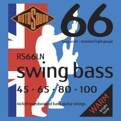 Cuerdas para bajo eléctrico Rotosound Swing Bass 66 - Set de 4 cuerdas Nickel Standard Light 45-100 (RS66LN)
